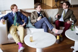 Gents in Socks and Slippers
