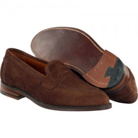 Dark Brown Flex Welt Penny Loafer from Alden