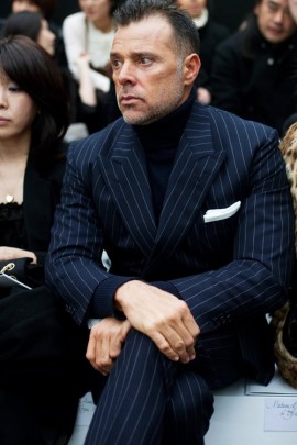 Mr Cortina In a Turtleneck via The Sartorialist