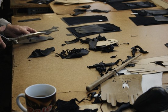 Tranks (Glove Pieces) Are Still Cut by Hand