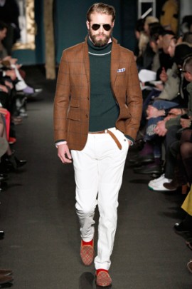 He Definitely Can't Button that Jacket...