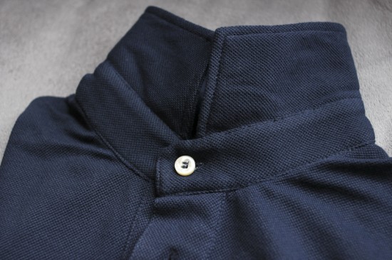 Collar Band Construction on Kent Wang Polo